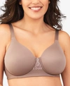Vanity Fair Full Figure Beauty Back Smoother Wireless Bra 71380 In Walnut (nude 1)