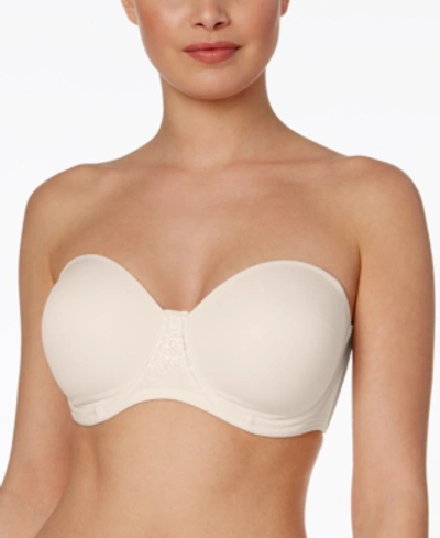 Vanity Fair Beauty Back Full Figure Strapless Underwire Bra 74380 In Rose Beige (nude 5)