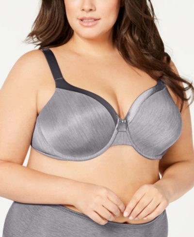 Vanity Fair Illumination Full Figure Underwire Contour Bra 76338 In Steel Violet