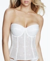 Dominique Rosemarie Embroidered Lace Corset Bustier Lingerie 8900 In Bone