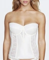 Dominique Hannah Push Up Strapless Bustier Lingerie 7759 In Ivory