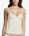 Dominique Paige Seamless Padded Strapless Longline Bra 8500 In Bone