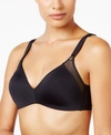 Warner's Cloud 9 Wireless Bra Rn2771a In Rich Black