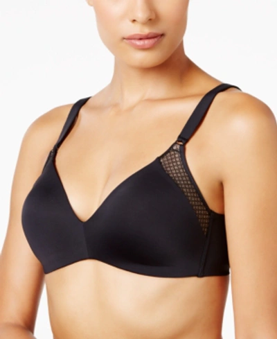 Warner's Cloud 9 Wireless Bra Rn2771a In Rich Black