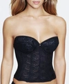Dominique Colette Lace Strapless Bustier Corset Lingerie 8949 In Black