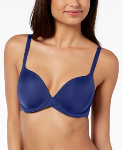 Maidenform One Fab Fit 2.0 T-shirt Shaping Underwire Bra Dm7543 In Navy Eclipse