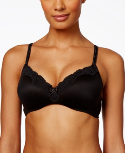 Maidenform Comfort Devotion Extra Coverage Shaping With Lift Wireless Bra 9456 In Black