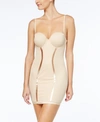 Maidenform Women's Firm Control Strapless Convertible Full Slip 2304 In Latte Lift
