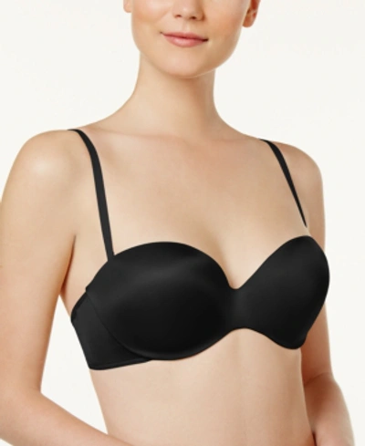 Maidenform Strapless Extra Coverage Shaping Underwire Bra 9472 In Black