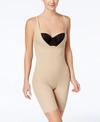 Maidenform Women's Firm Tummy-control Instant Slimmer Long Leg Open Bust Body Shaper 2556 In Body Beige
