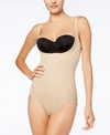Maidenform Women's Firm Tummy-control Instant Slimmer Long Leg Open Bust Body Shaper 2556 In Body Beige