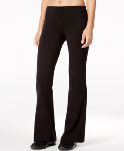 IDEOLOGY WOMEN'S ESSENTIALS FLEX STRETCH BOOTCUT YOGA FULL LENGTH PANTS, CREATED FOR MACY'S