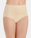 Vanity Fair Seamless Smoothing Comfort Brief Underwear 13264, Also Available In Extended Sizes In Damask Neutral (nude 5)