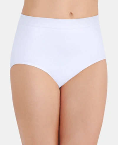 Vanity Fair Seamless Smoothing Comfort Brief Underwear 13264, Also Available In Extended Sizes In Star White