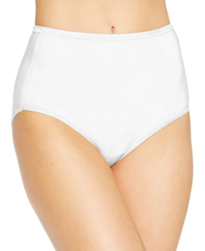 Vanity Fair Illumination Brief Underwear 13109, Also Available In Extended Sizes In Star White