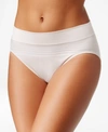 Warner's No Pinches No Problems Striped Hi Cut Brief Underwear Rt5501p In Butterscotch (nude 5)