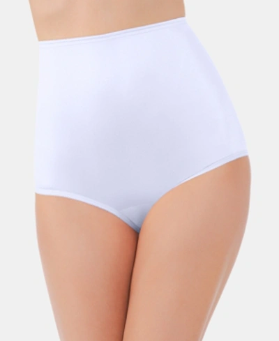 Vanity Fair Perfectly Yours Ravissant Nylon Full Brief Underwear 15712, Extended Sizes In Star White