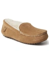 Dearfoams Mel Genuine Shearling Lined Moccasin Slipper In Chestnut