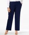 Kasper Straight Leg Pants In Indigo
