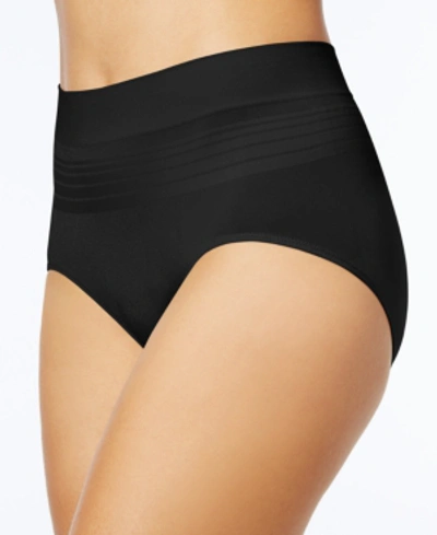 Warner's No Pinches No Problems Seamless Brief Underwear Rs1501p In Rich Black
