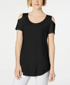 JM COLLECTION COLD-SHOULDER TOP, CREATED FOR MACY'S