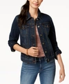 STYLE & CO WOMEN'S CLASSIC DENIM JACKET, CREATED FOR MACY'S