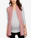A PEA IN THE POD MATERNITY BELTED VEST