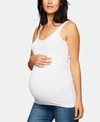 A PEA IN THE POD LUXE RIB KNIT MATERNITY TANK TOP