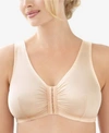 Glamorise Complete Comfort Front-close Wire-free Sleep Bra In Blush
