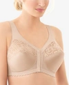 Glamorise Women's Full Figure Plus Size Magiclift Original Wirefree Support Bra 1000 In Blush