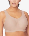 Glamorise No Limits High Support Underwire Sports Bra In Cafe