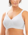 Glamorise Full Figure Plus Size Magiclift Wirefree T-shirt Bra In White