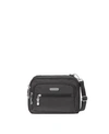 Baggallini Women's Triple Zip Bagg Small Crossbody Bag In Charcoal