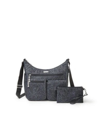 Baggallini Women's Everywhere Crossbody In Midnight Blossom