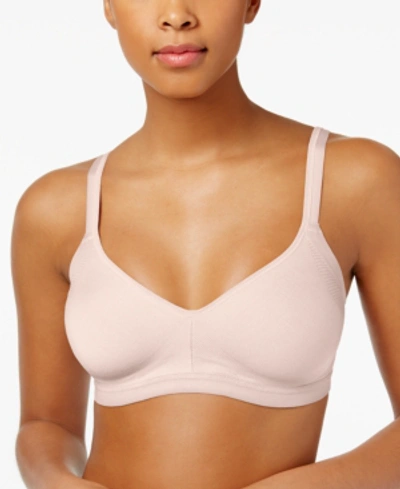 Warner's Easy Does It No Bulge Bralette Rm3911a In Rosewater