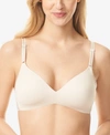 Warner's No Side Effects Back-smoothing Contour Bra Rn2231a In Animal Butterscotch (nude 5)