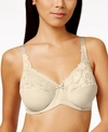 Lilyette By Bali Minimizer Comfort Lace Underwire Bra 428 In Paris Nude 5