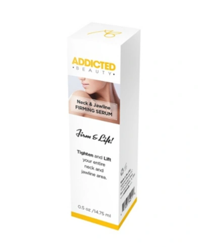 Addicted Beauty Neck And Jawline Firming Serum In Clear