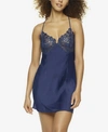 JEZEBEL RITA LACE AND MATTE SATIN CHEMISE NIGHTGOWN, ONLINE ONLY