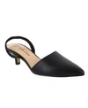 Bella Vita Sarah Ii Womens Faux Leather Ankle Strap Flats In Black Snake
