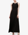 Sl Fashions Pleated Maxi Dress In Black