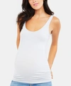 A PEA IN THE POD MATERNITY RUCHED TANK TOP