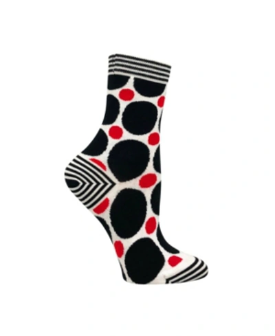 Love Sock Company Women's Socks - Polka Dots In Off-white