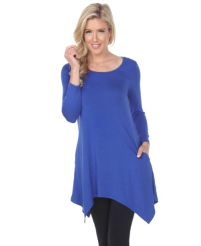 White Mark Women's Makayla Tunic In Royal