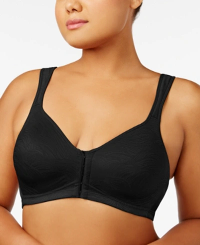 Playtex 18 Hour Posture Boost Front Close Wireless Bra Use525, Online Only In Black