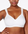 Playtex 18 Hour Smoothing Wireless Bra With Cool Comfort 4049, Online Only In White