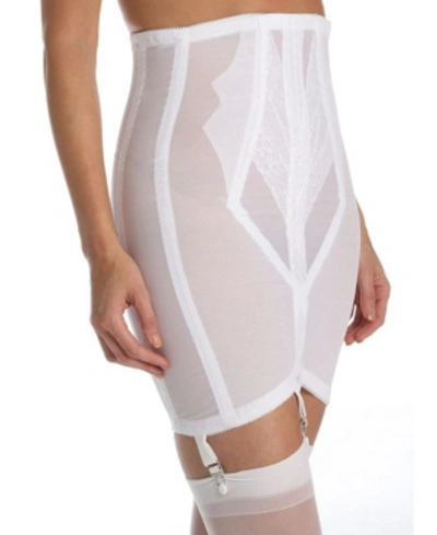 Rago Vintage Look High Waist Style Open Bottom Girdle In White