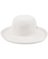 EPOCH HATS COMPANY ANGELA & WILLIAM WIDE BRIM SUN BUCKET HAT WITH ROLL UP EDGE