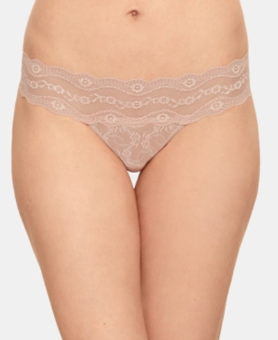 B.tempt'd By Wacoal Lace Kiss Bikini Underwear 978182 In Rose Smoke (nude 5)