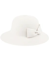 EPOCH HATS COMPANY ANGELA & WILLIAM POLY BRAID BUCKET SUN HAT WITH RIBBON